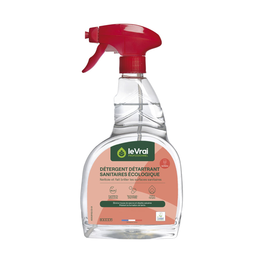 Détergent détartrant sanitaires Enzypin Le Vrai Écolabel 750 ml