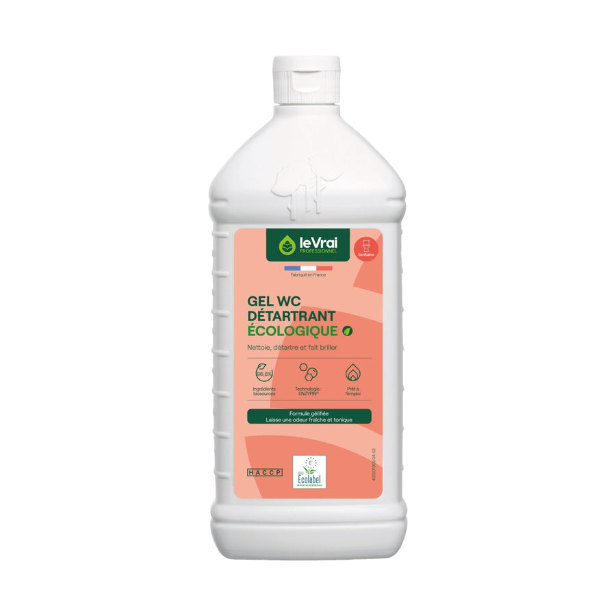 Détartrant gel WC Enzypin Le Vrai Écolabel 1L