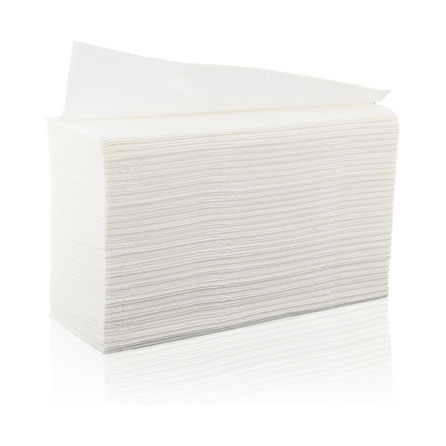Essuie-mains pliés Z Techline blanc x15