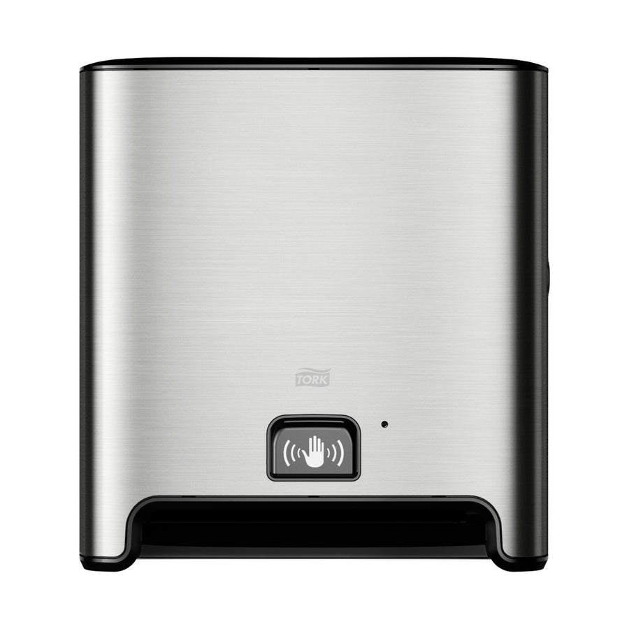 Distributeur d'essuie-mains rouleau à détection optique Tork Matic Intuition H1 inox