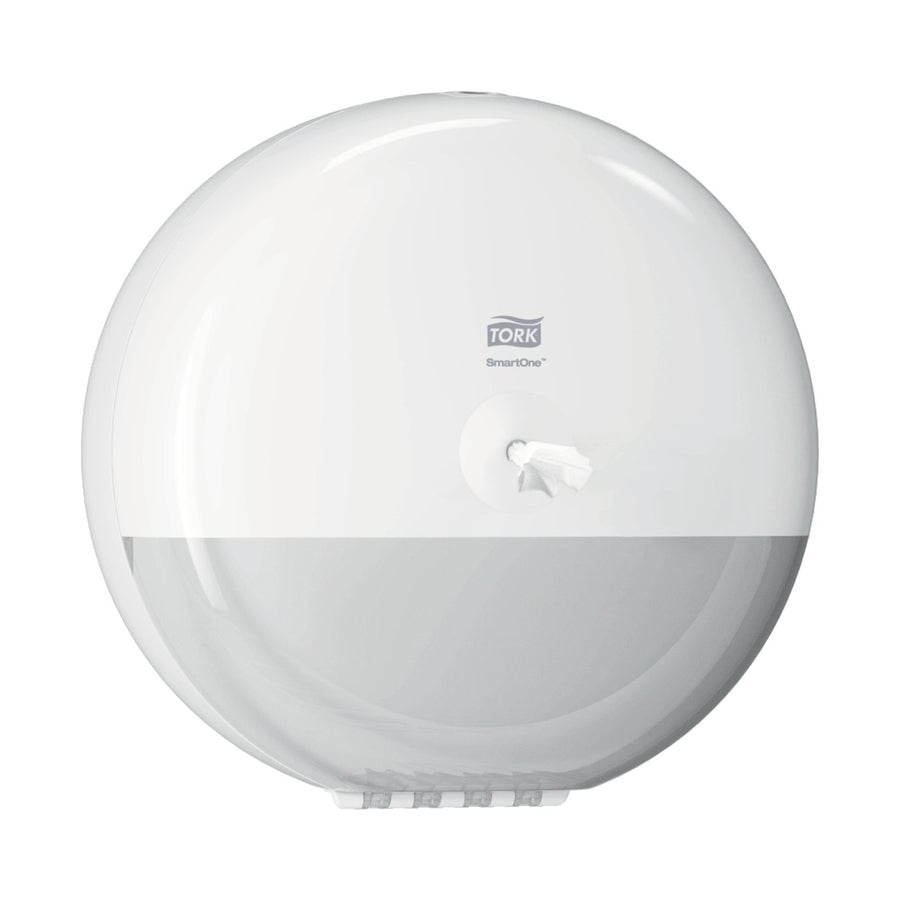 Distributeur de papier toilette à dévidage central Tork SmartOne T9 Mini blanc