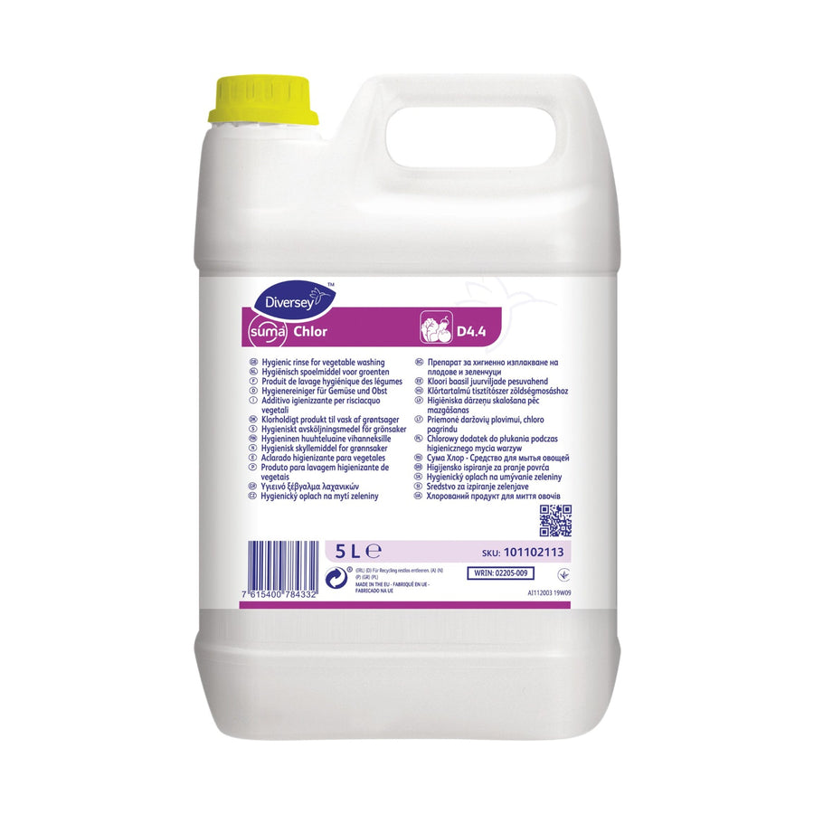 Désinfectant fruits et légumes Suma Chlor D4.4 5L