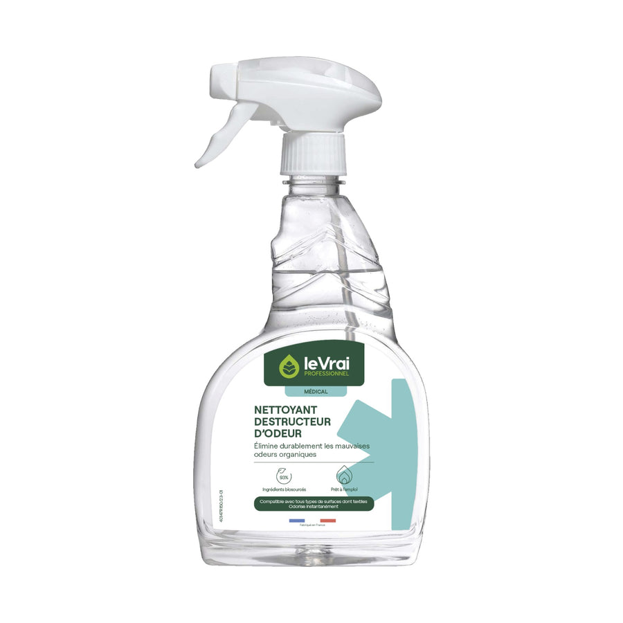 Nettoyant destructeur d'odeur Medical menthe Le Vrai 750 ml