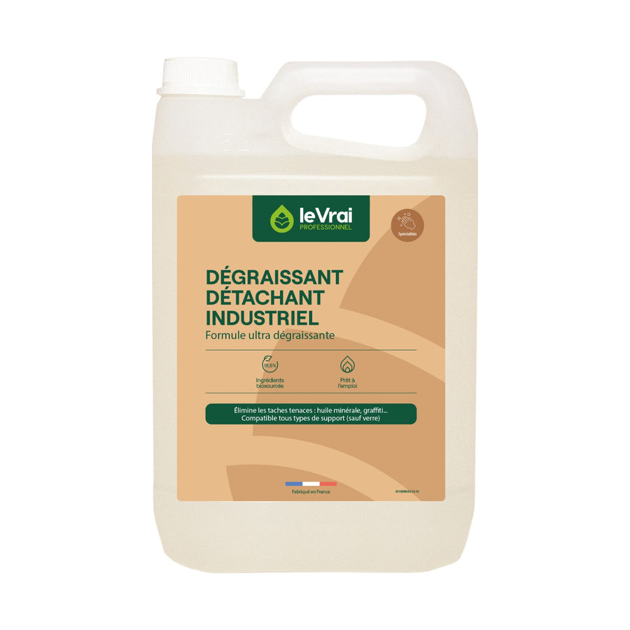Dégraissant détachant industriel Le Vrai 5L