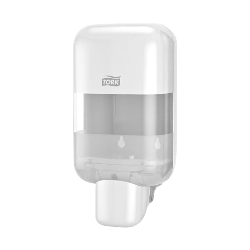Distributeur manuel de savon Tork Elevation S5 blanc 525 ml