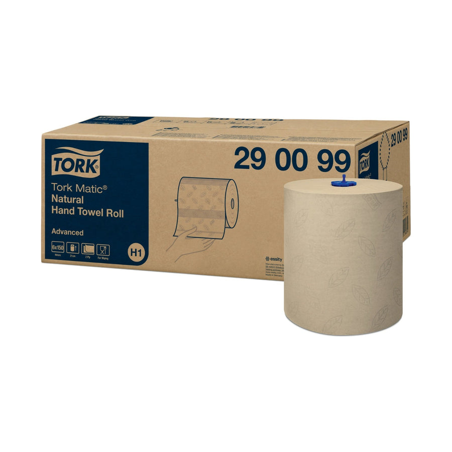 Essuie-mains rouleau Tork Matic Advanced H1 naturel 150 m 2 plis
