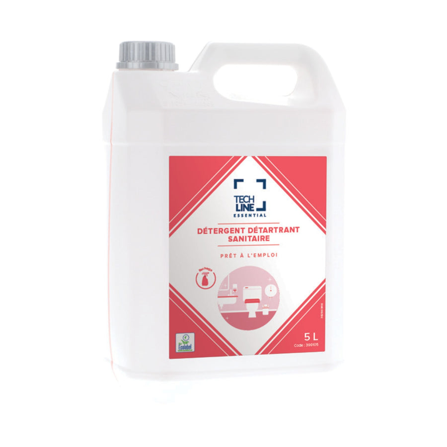 Détartrant sanitaires Techline Ecolabel, bidon de 5 L