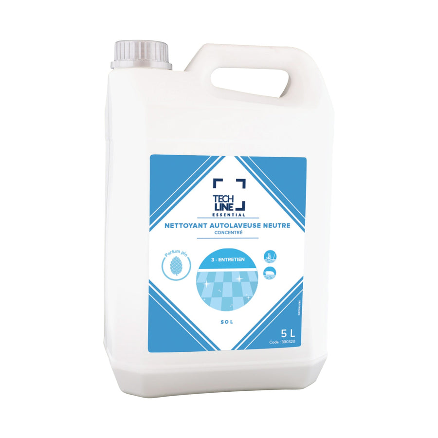 Détergent autolaveuse neutre sols pin Techline 5 L