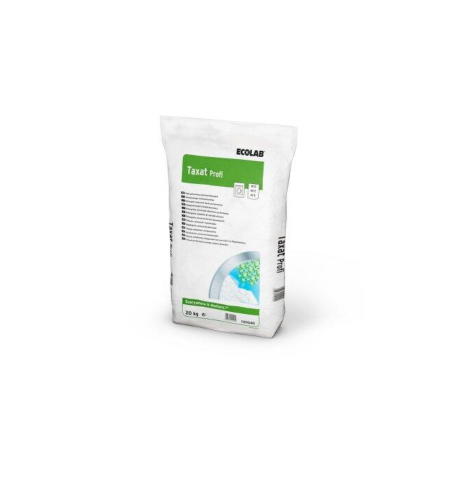 Lessive poudre tous textiles Ecolab Taxat Profi 20 kg