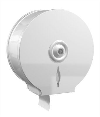 Distributeur de papier toilette maxi jumbo Techline métal blanc