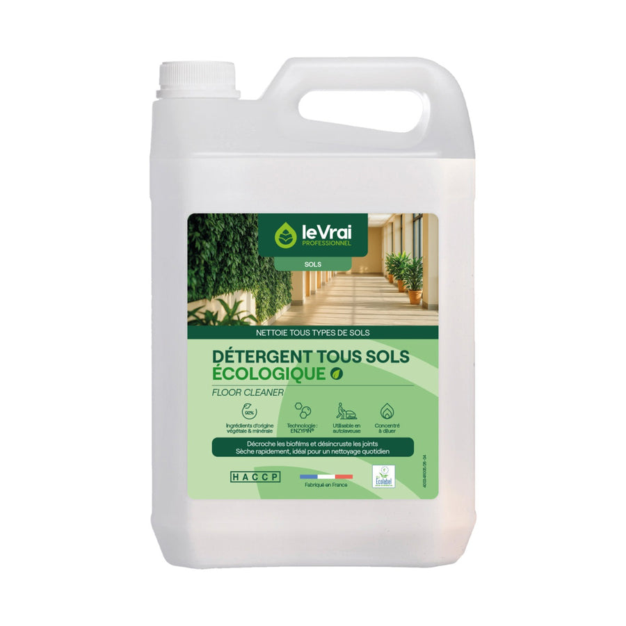 Nettoyant sols et surfaces Enzypin Le Vrai Écolabel 5L