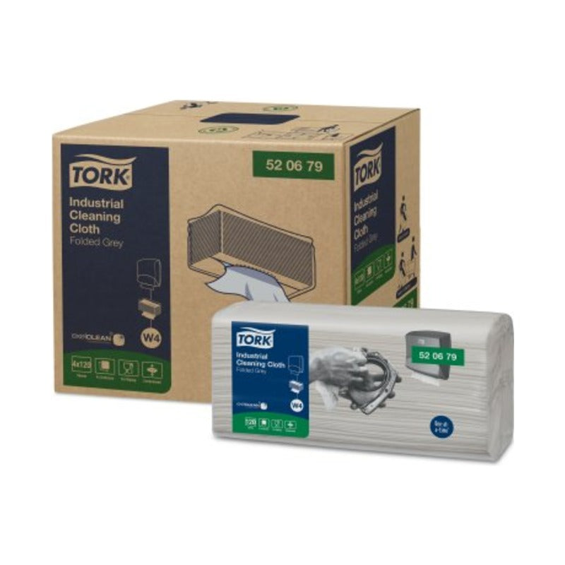 Lavette non tissé Tork W4 gris 120 formats