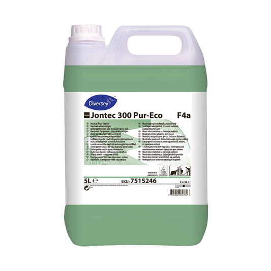 Détergent autolaveuse sols durs Taski Jontec 300 Pur-Eco Écolabel 5L