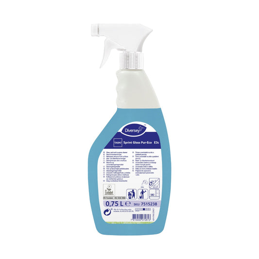 Nettoyant vitres et surfaces Taski Sprint Glass Pur-Eco Écolabel 750 ml