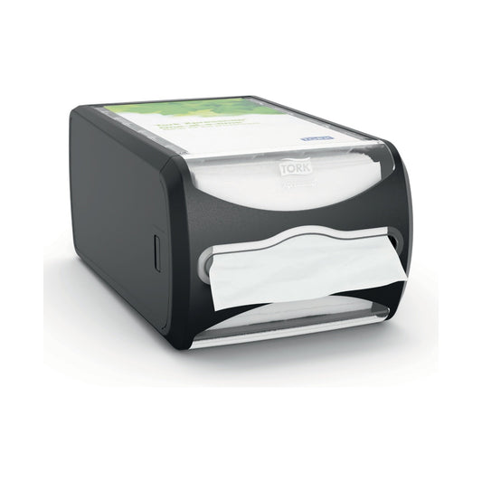 Distributeur de serviettes pour comptoir Tork Xpressnap N4 noir