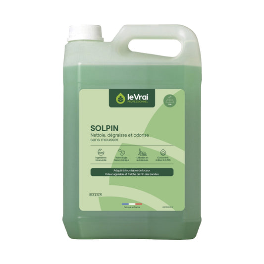Nettoyant odorisant multi-usages Solpin Le Vrai 5L