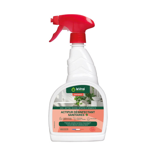 Détartrant désinfectant sanitaires Actipur Le Vrai Écocert 750 ml