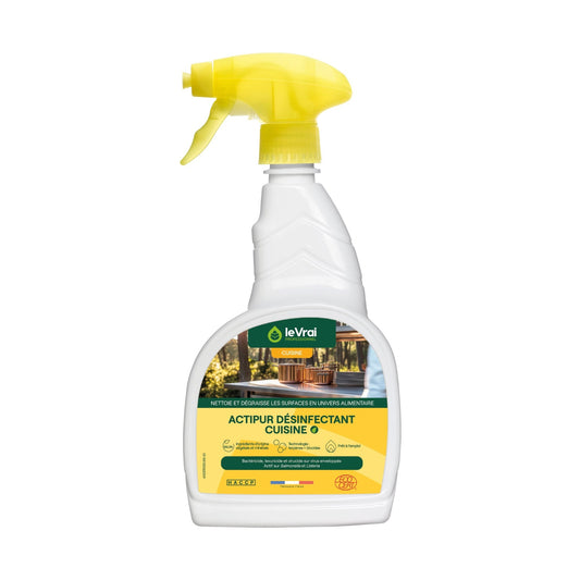 Dégraissant désinfectant Actipur Le Vrai Écocert 750 ml