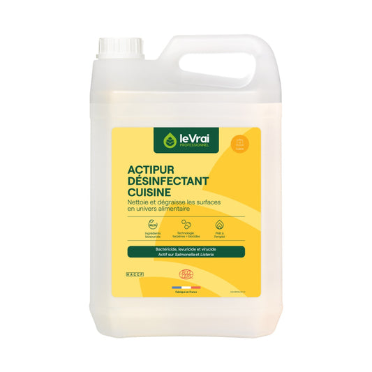 Dégraissant désinfectant Actipur Le Vrai Écocert 5L