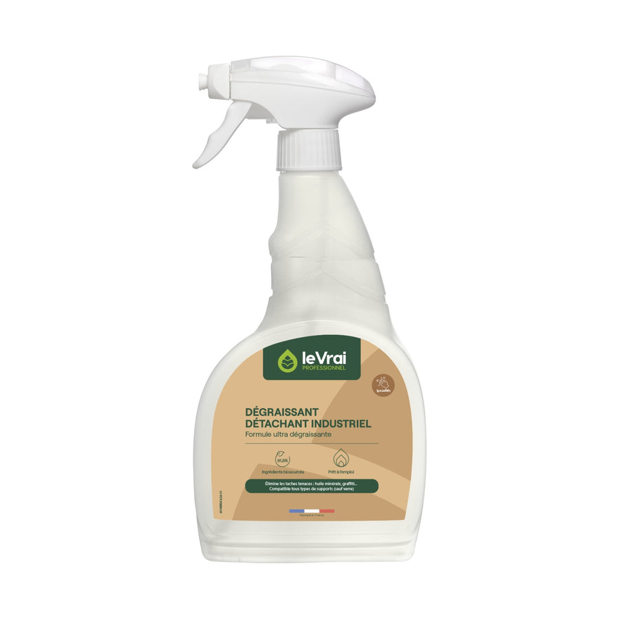 Dégraissant détachant industriel Le Vrai 750 ml