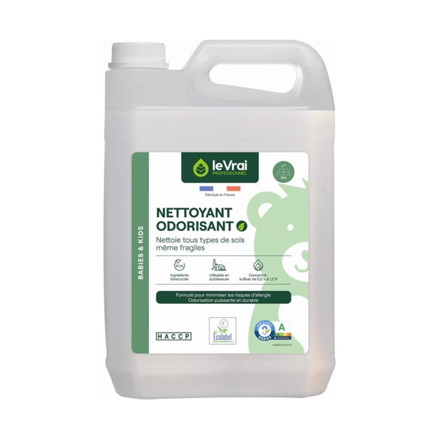 Nettoyant odorisant concentré sols Babies & Kids Le Vrai Écolabel 5L