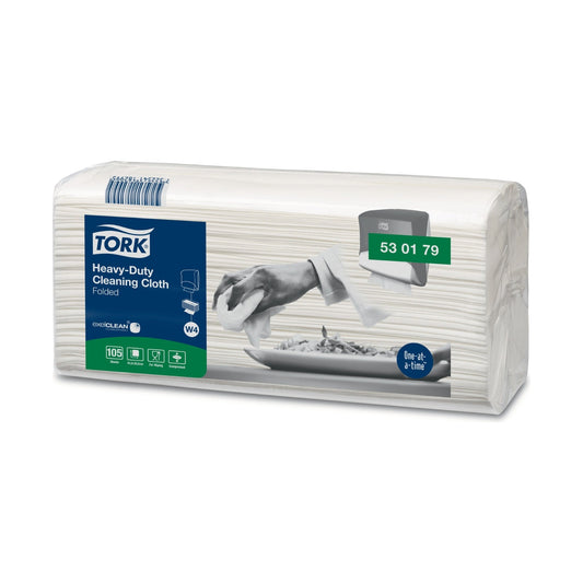 Chiffon non tissé Tork W4 ExelCLEAN blanc 105 formats