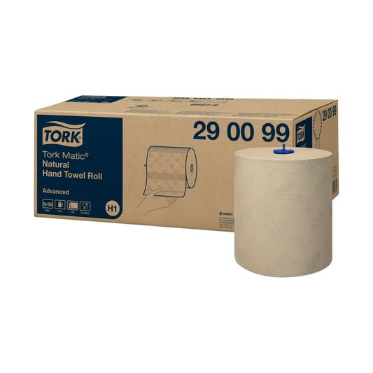 Essuie-mains rouleau Tork Matic Advanced H1 naturel 150 m 2 plis