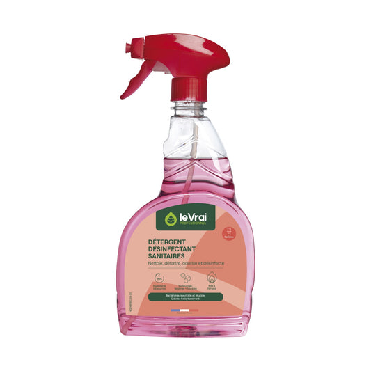 Détergent désinfectant sanitaires Le Vrai 750 ml