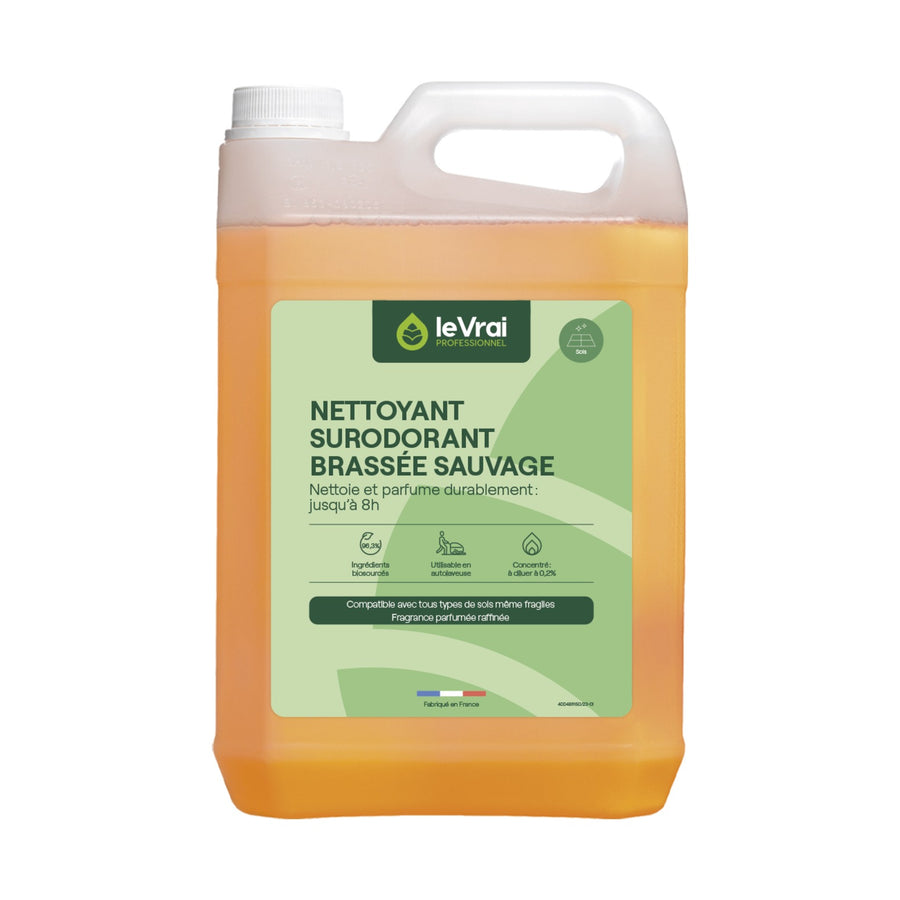 Nettoyant sols parfumant Brassée Sauvage Le Vrai 5L