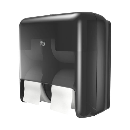 Distributeur de papier toilette sans mandrin Tork OptiServe T7 noir 4 rouleaux