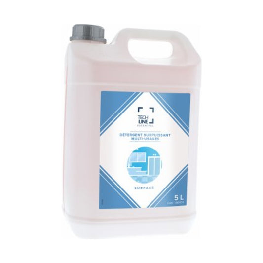 Détergent surpuissant multi-surfaces Techline, bidon de 5 L