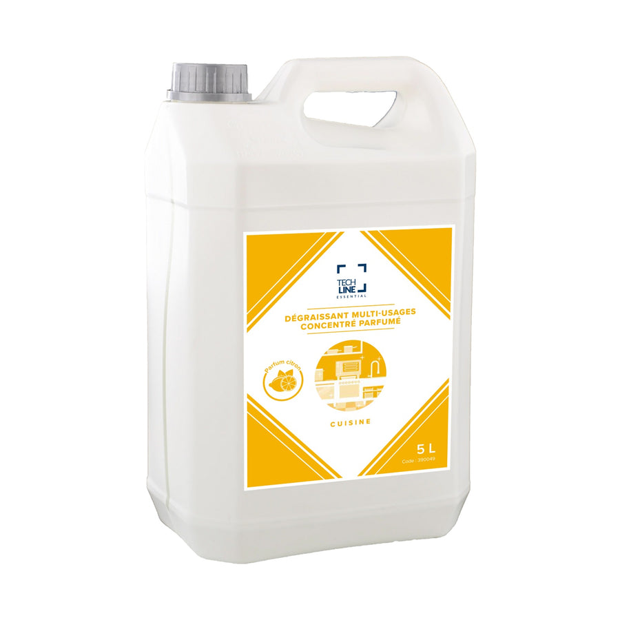 Dégraissant multi-surfaces citron Techline, bidon de 5 L