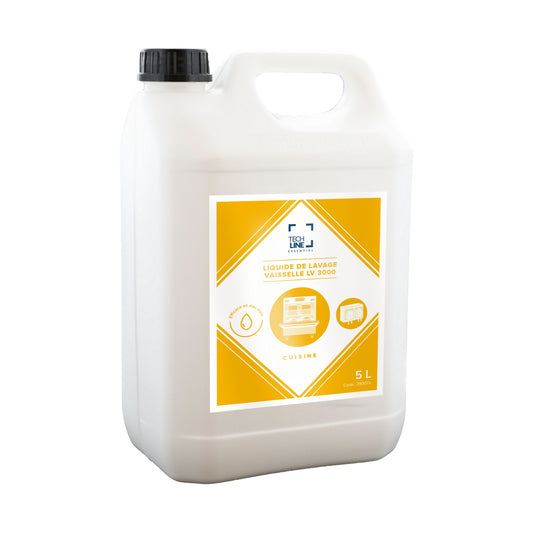 Détergent lave-vaisselle chloré Techline LV3000, bidon de 5 L