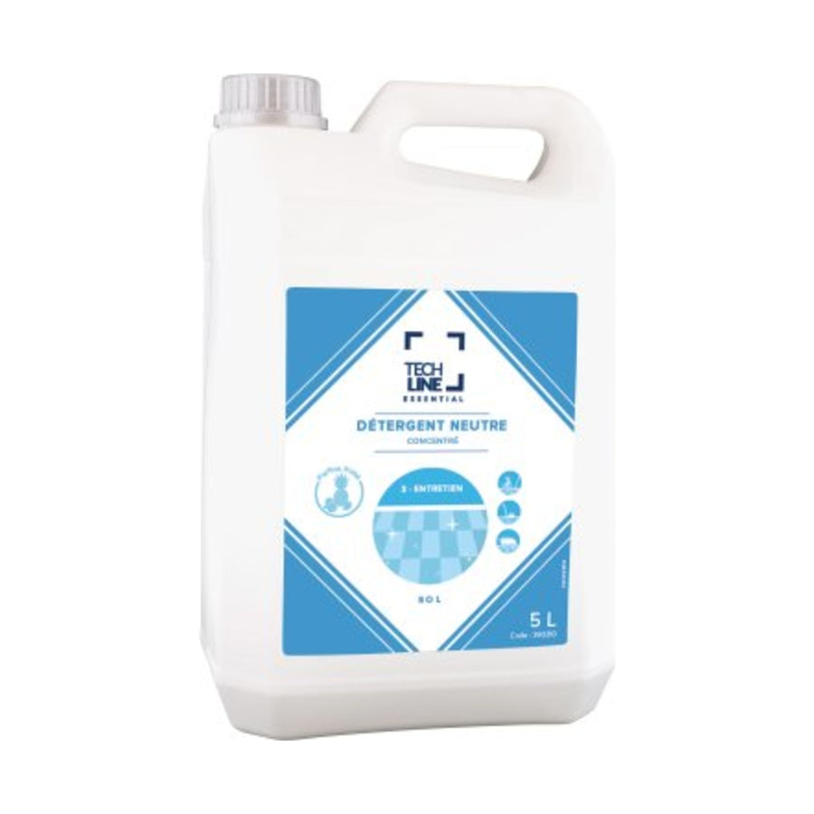 Nettoyant neutre sols parfumé Techline, bidon de 5 L