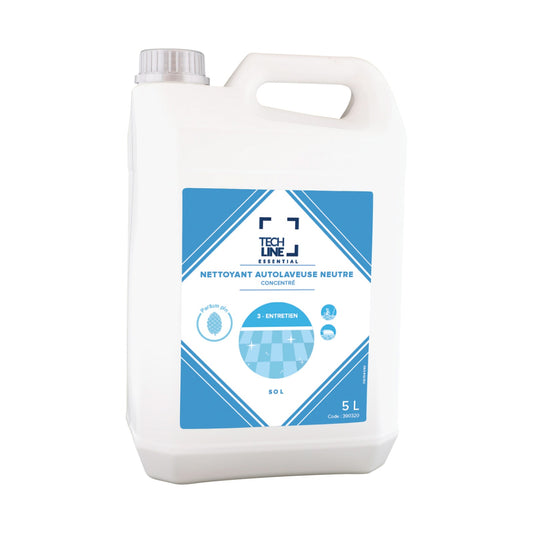 Détergent autolaveuse neutre sols pin Techline 5 L