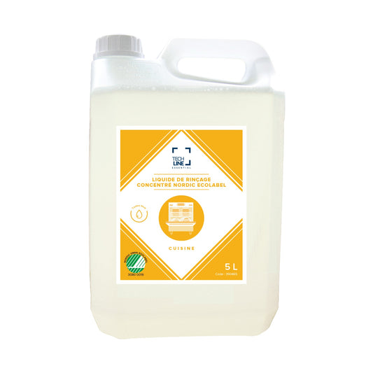 Additif de rinçage ultra concentré Techline, bidon de 5 L