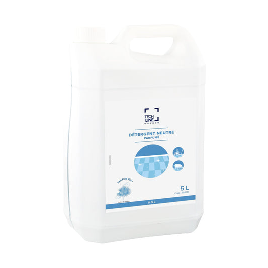 Détergent sols neutre pin Techline, bidon de 5 L