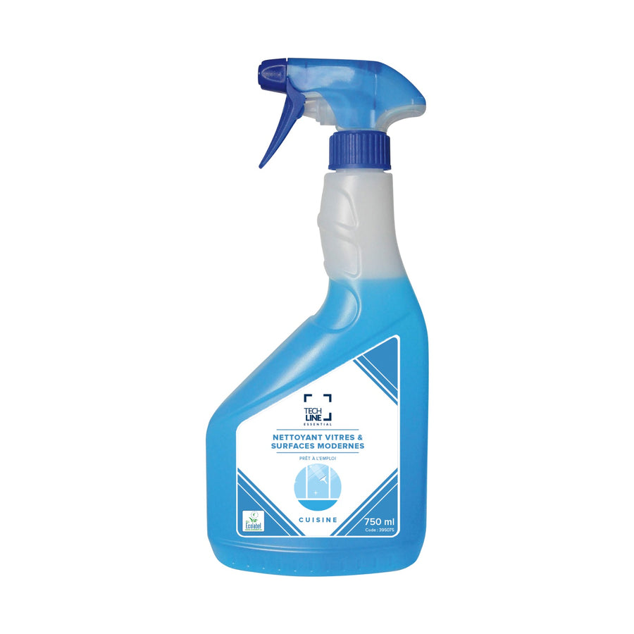 Nettoyant vitres et surfaces modernes Techline 750 ml