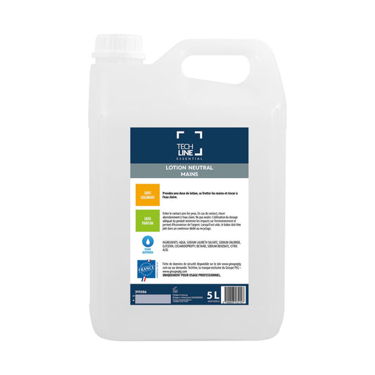 Savon mains neutral Techline 5 L