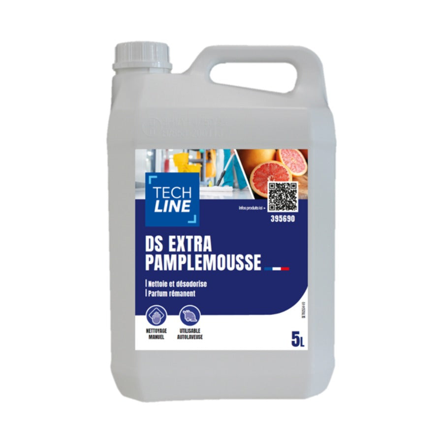 Détergent surodorant DS Extra pamplemousse Techline, bidon de 5 L