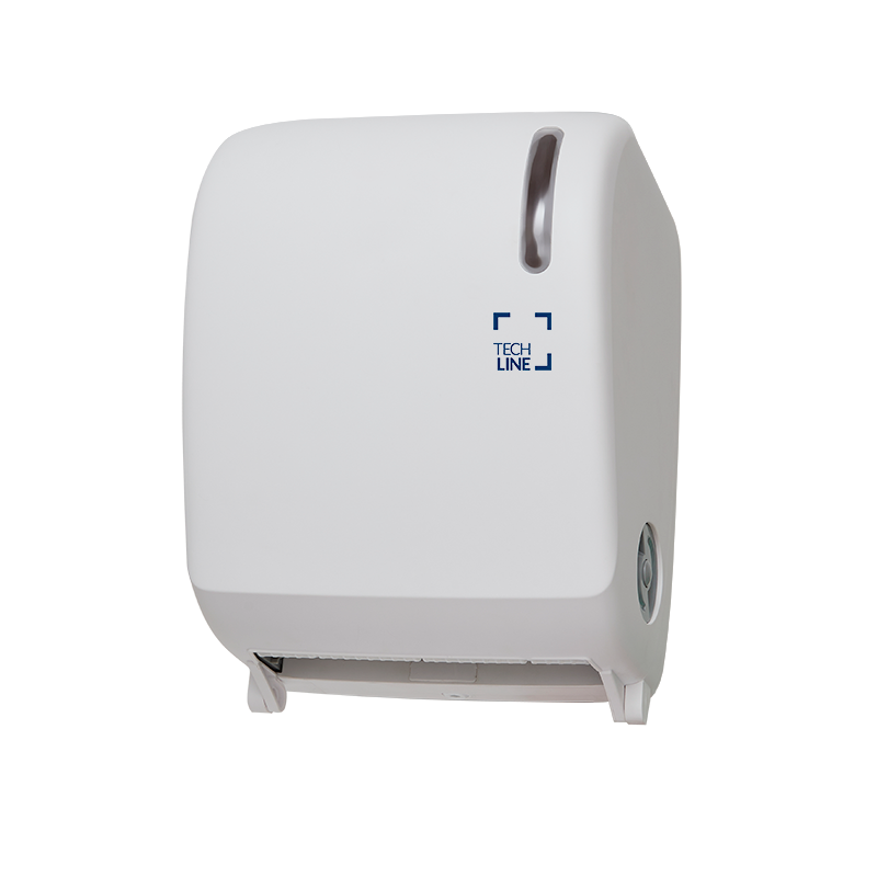 Distributeur d'essuie-mains rouleau à découpe automatique Techline
