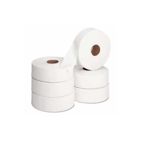 Papier toilette maxi jumbo Techline 300 m 2 plis carton de 6