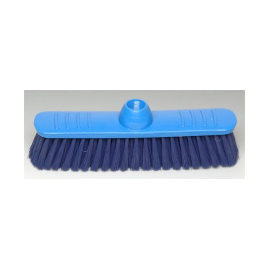 Balai alimentaire 29 cm fibres souples bleu douille droite