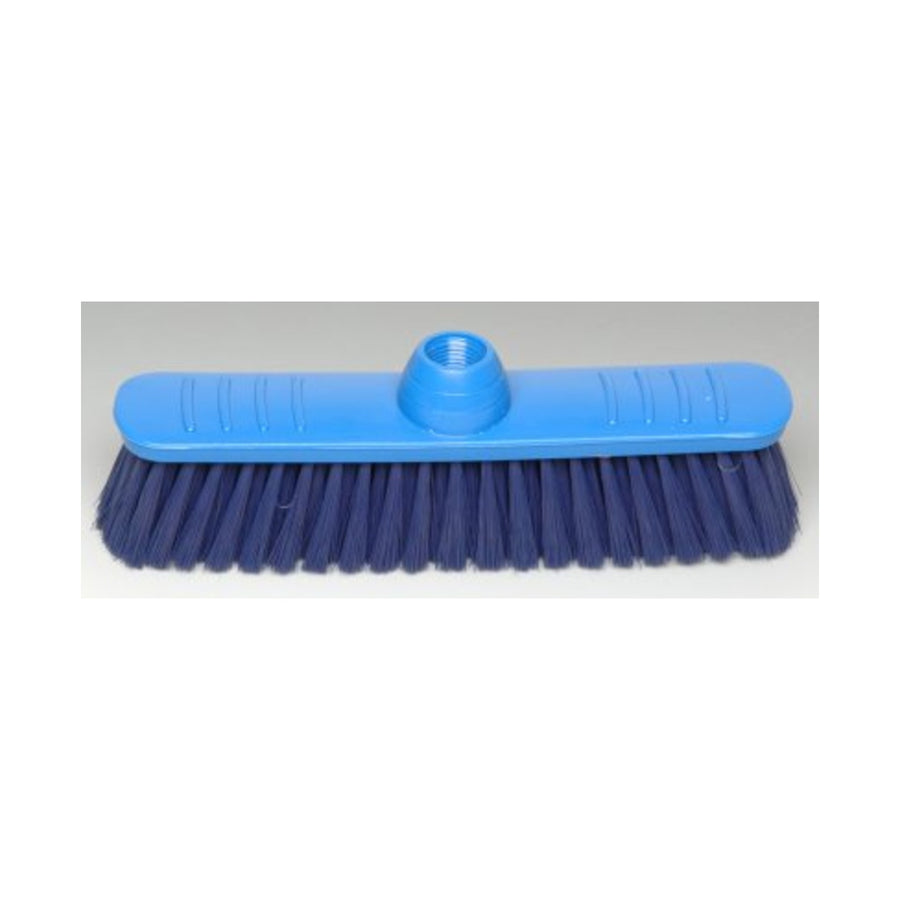Balai alimentaire 29 cm fibres souples bleu douille droite